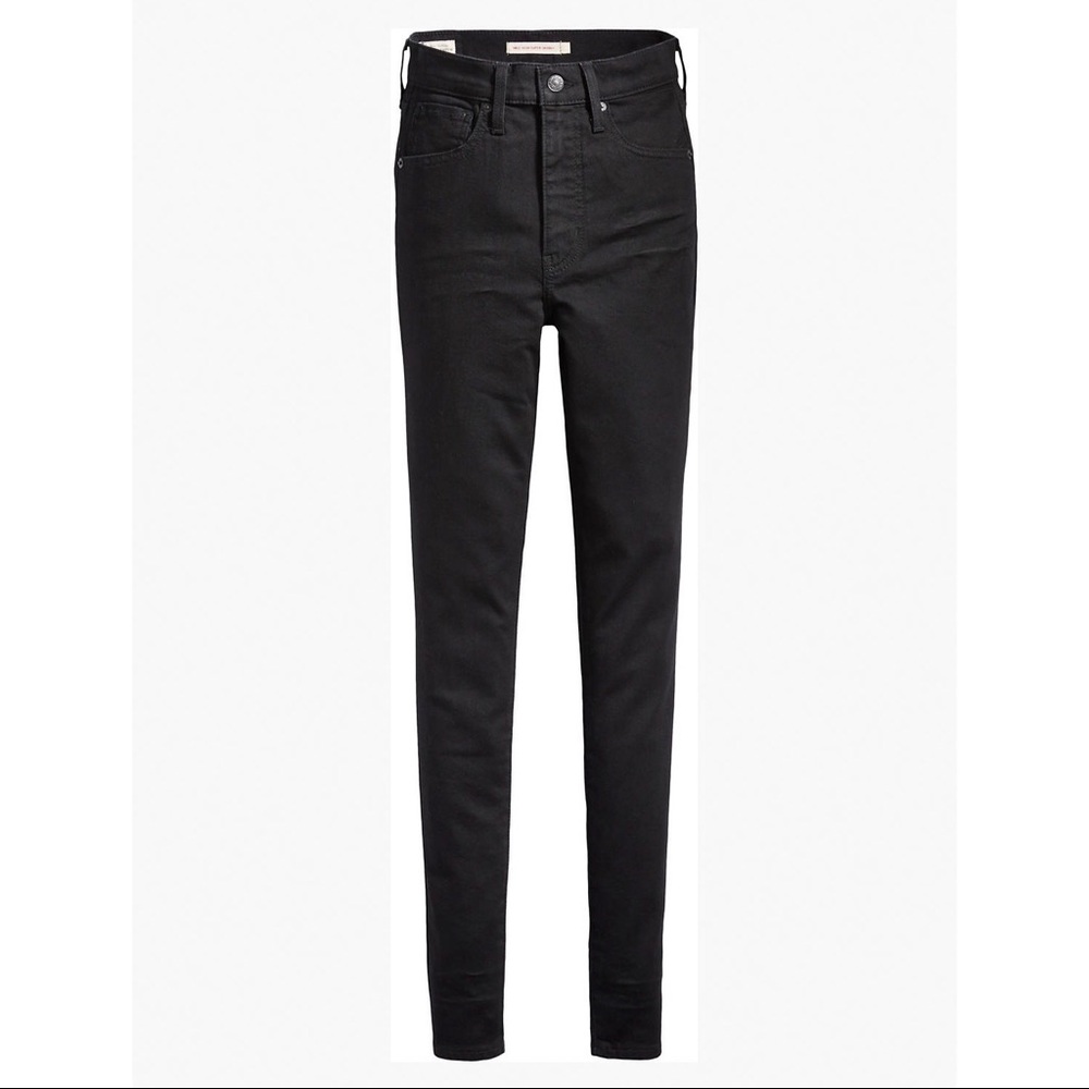 Levi’s mile high super skinny black jeans, 29, NWT